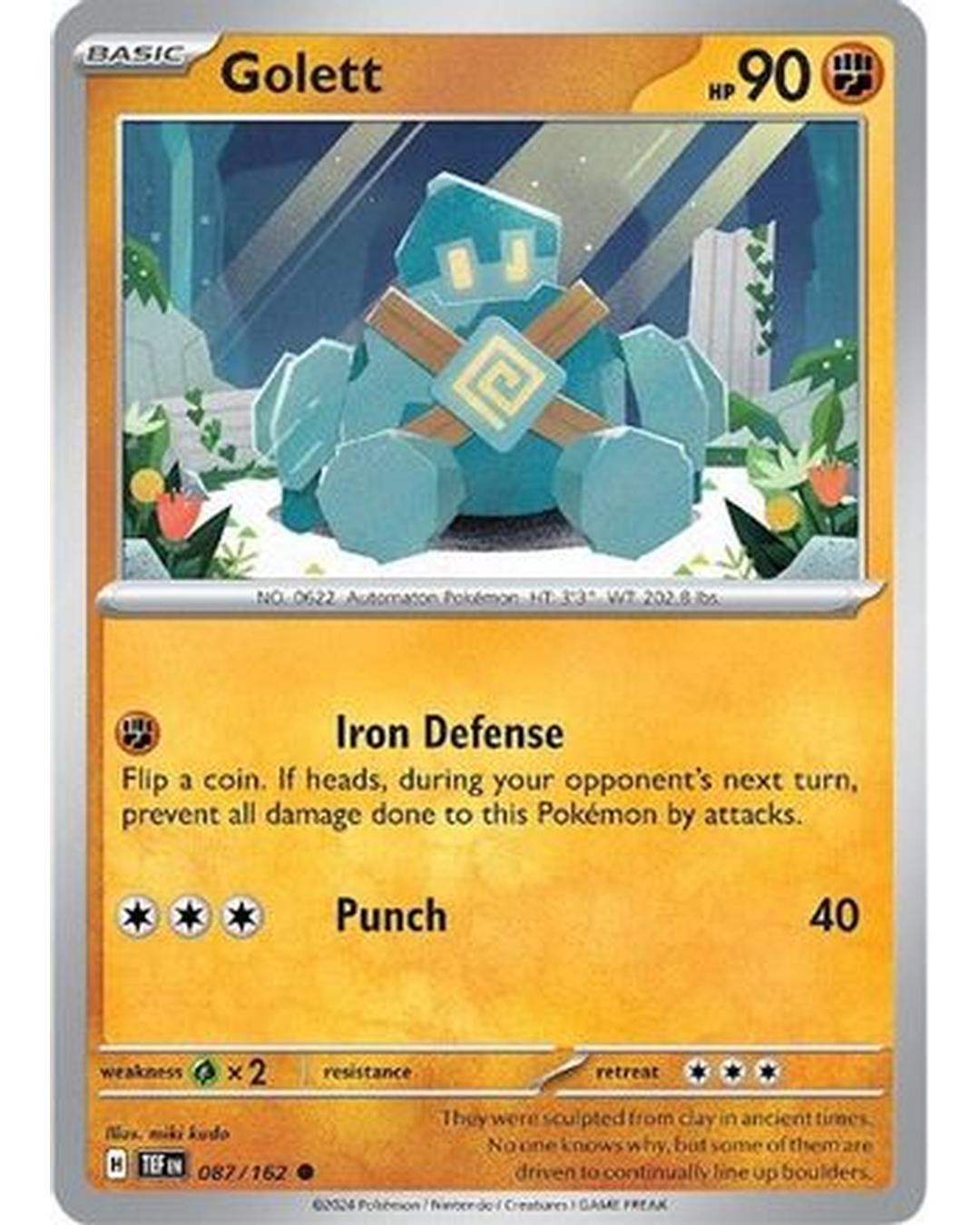Golett 087/162  - Reverse Holofoil SV05 Temporal Forces - Common