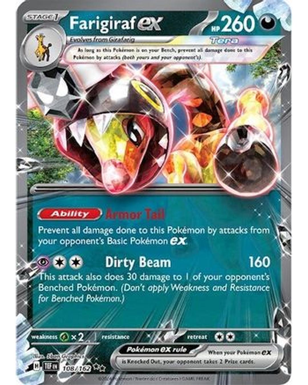 Farigiraf ex 108/162  - Holofoil SV05 Temporal Forces - Double Rare