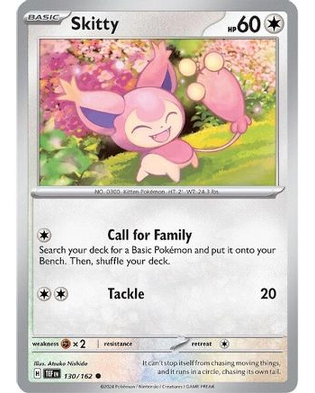 Skitty 130/162  SV05 Temporal Forces - Common