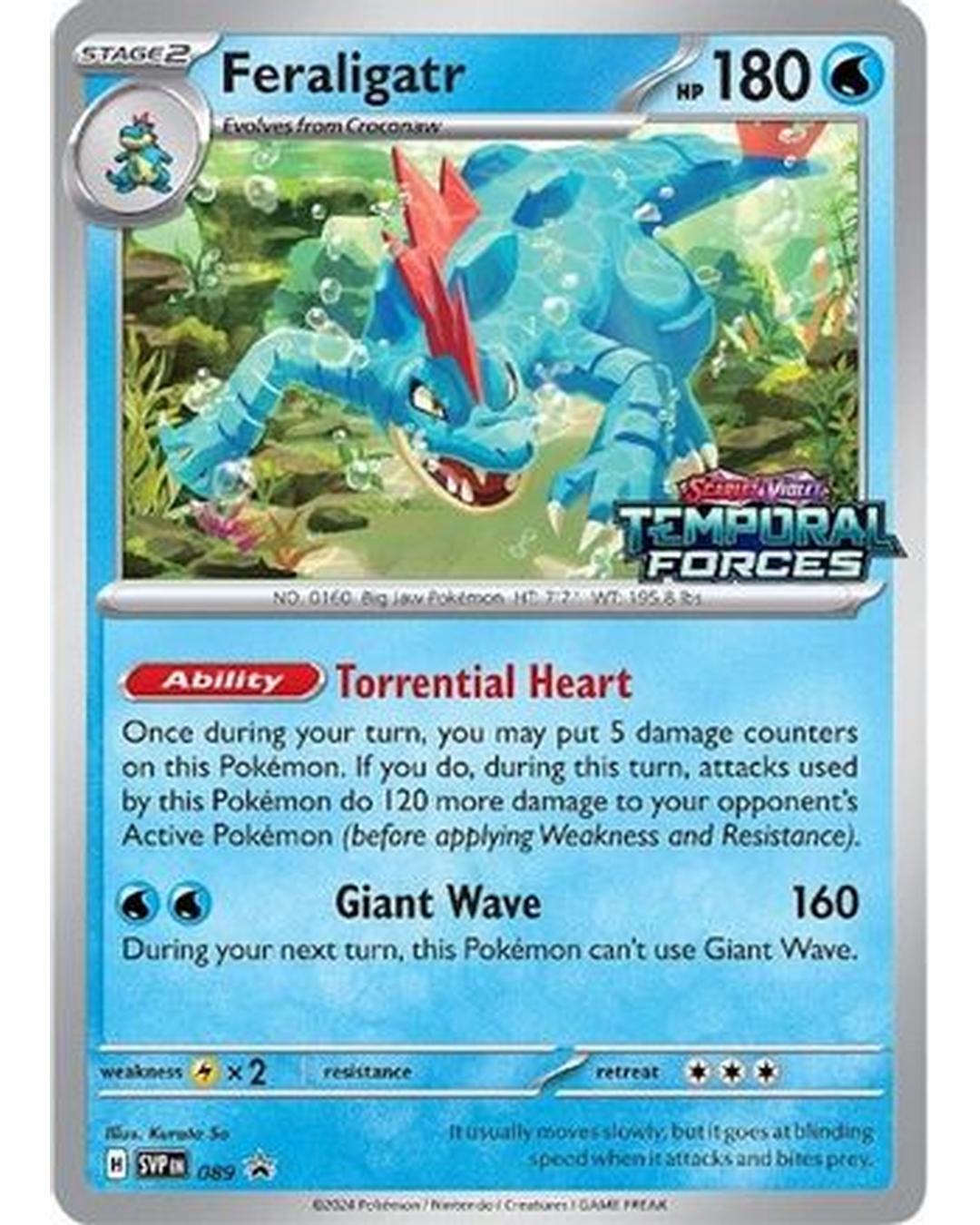 Feraligatr 089  - Holofoil SV Scarlet & Violet Promo Cards - Promo