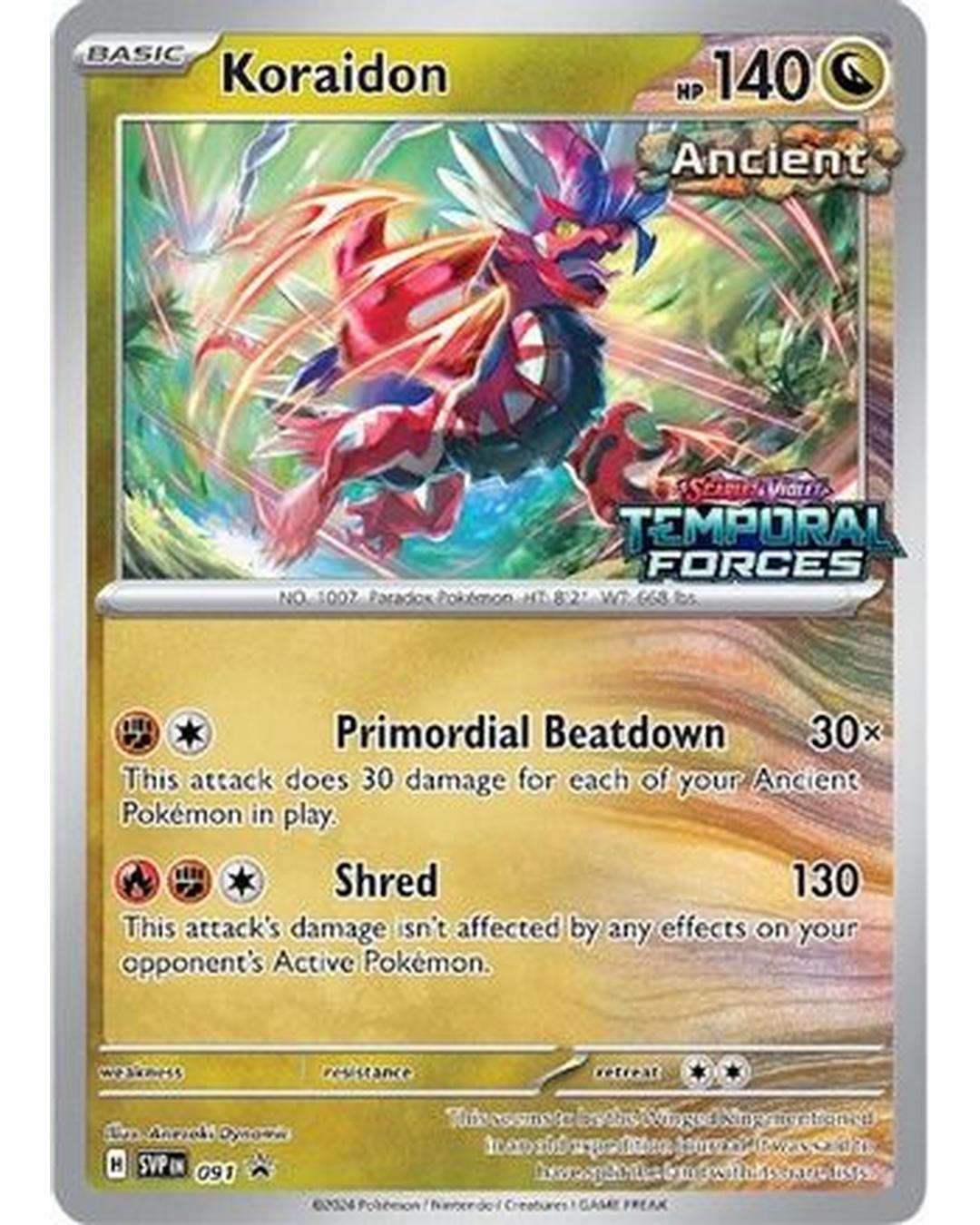 Koraidon 091  - Holofoil SV Scarlet & Violet Promo Cards - Promo