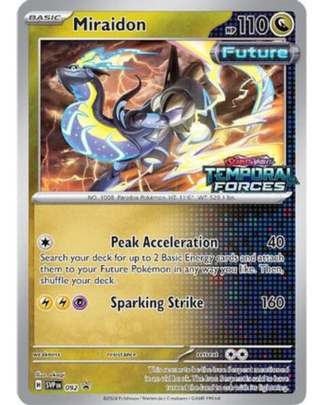Miraidon 092  - Holofoil SV Scarlet & Violet Promo Cards - Promo