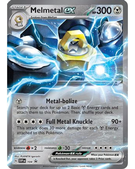 Melmetal ex 104  - Holofoil SV Scarlet & Violet Promo Cards - Promo