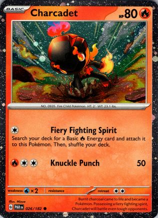 Charcadet 026/182  - Holofoil Miscellaneous Cards & Products - Promo