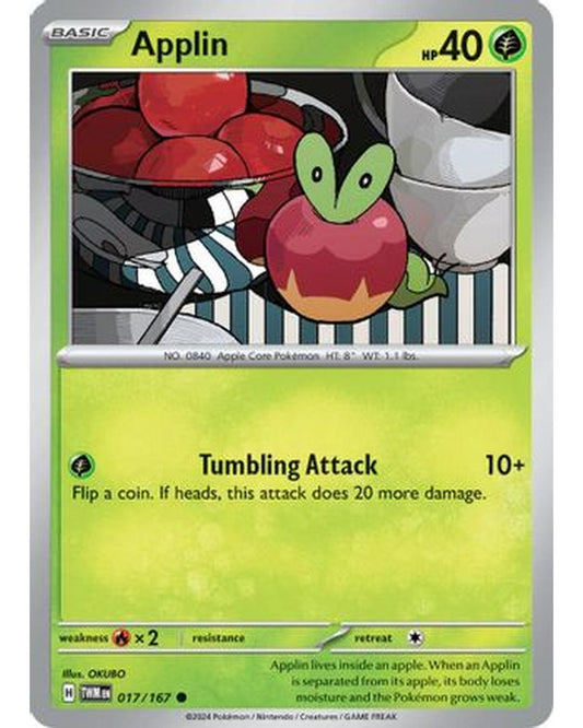 Applin 017/167  SV06 Twilight Masquerade - Common