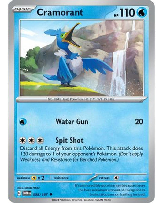 Cramorant 058/167  SV06 Twilight Masquerade - Uncommon