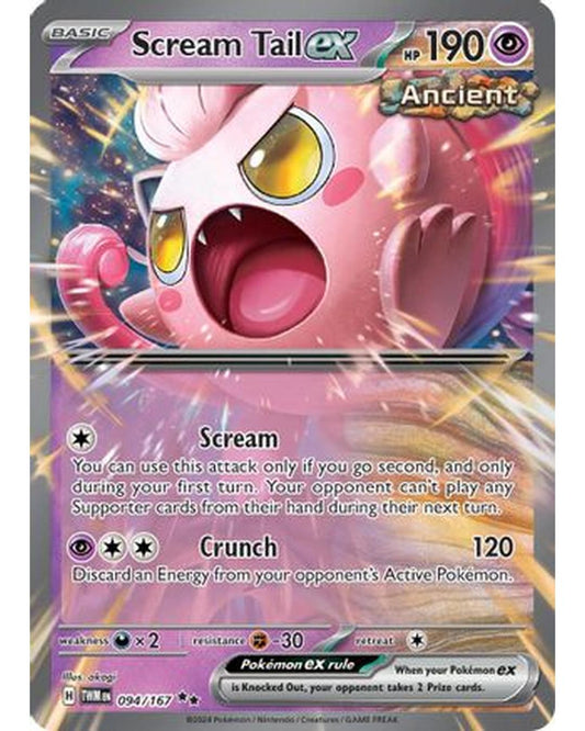 Scream Tail ex 094/167  - Holofoil SV06 Twilight Masquerade - Double Rare