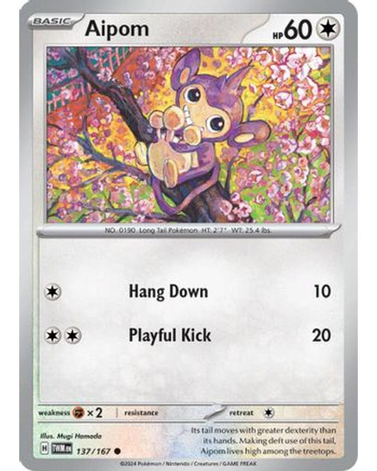 Aipom 137/167  SV06 Twilight Masquerade - Common