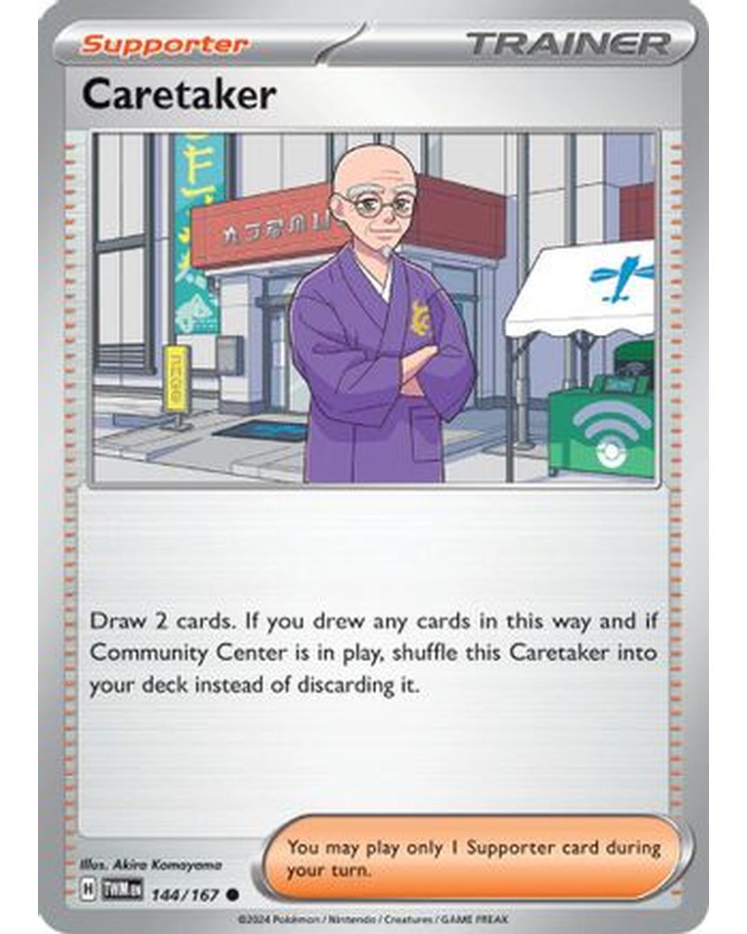 Caretaker 144/167  SV06 Twilight Masquerade - Common