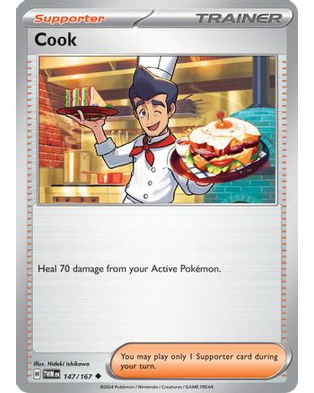 Cook 147/167  - Reverse Holofoil SV06 Twilight Masquerade - Uncommon