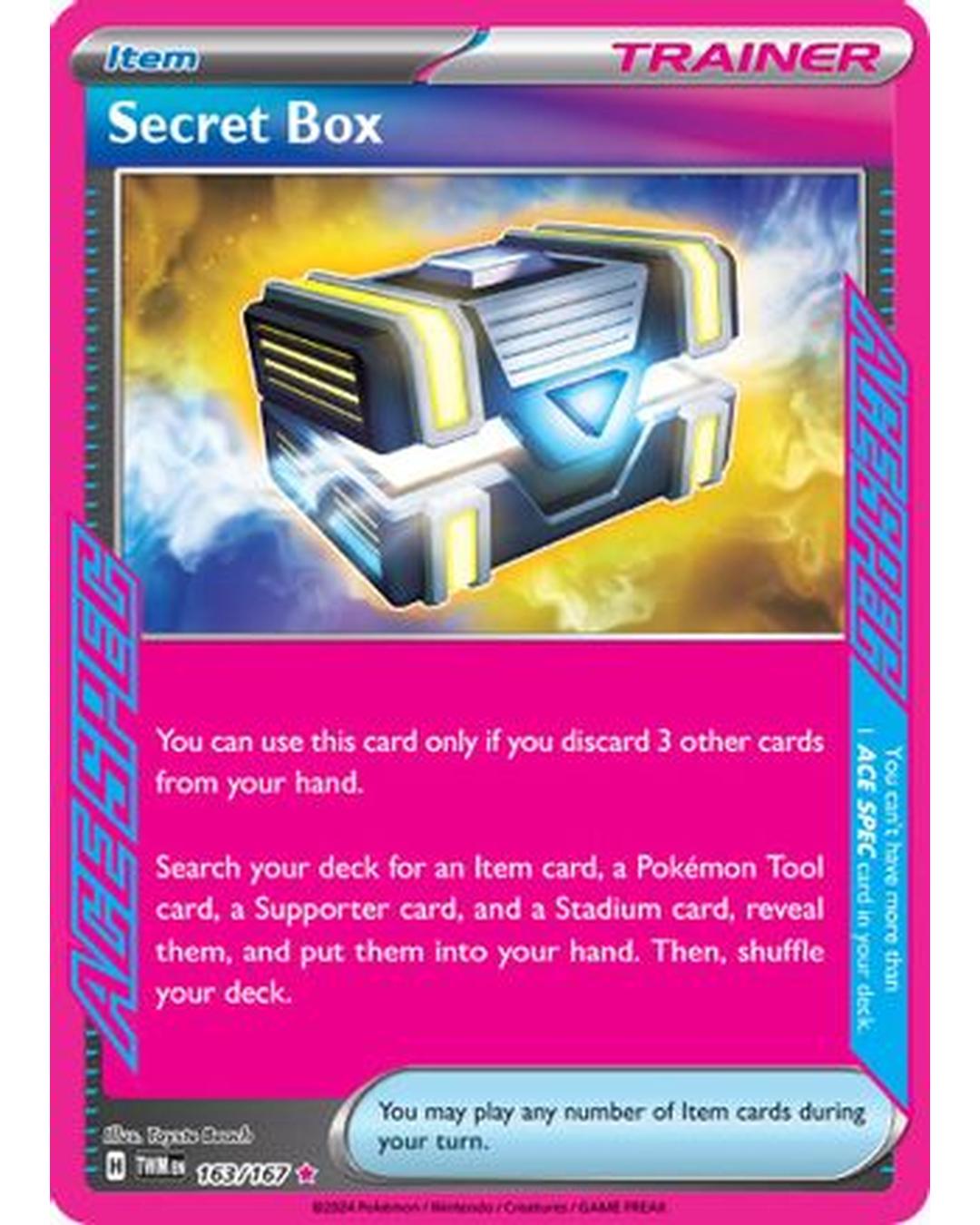 Secret Box 163/167  - Holofoil SV06 Twilight Masquerade - ACE SPEC Rare