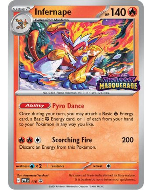 Infernape 116  - Holofoil SV Scarlet & Violet Promo Cards - Promo