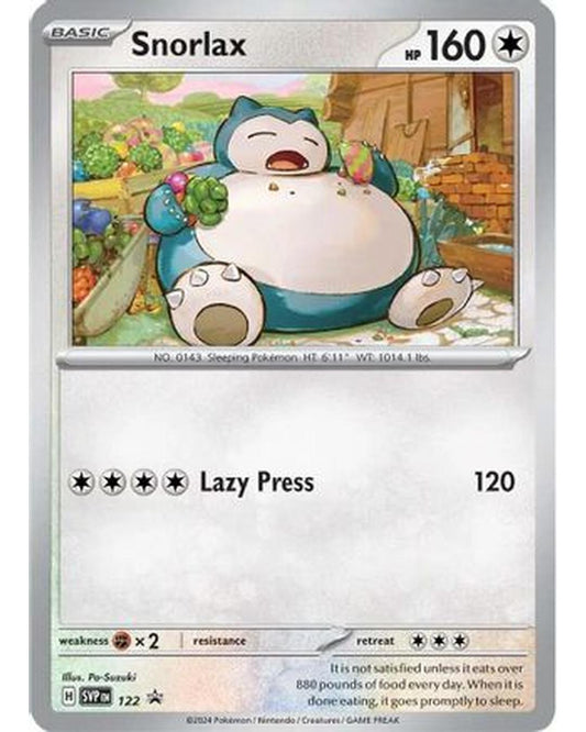 Snorlax 122  - Holofoil SV Scarlet & Violet Promo Cards - Promo