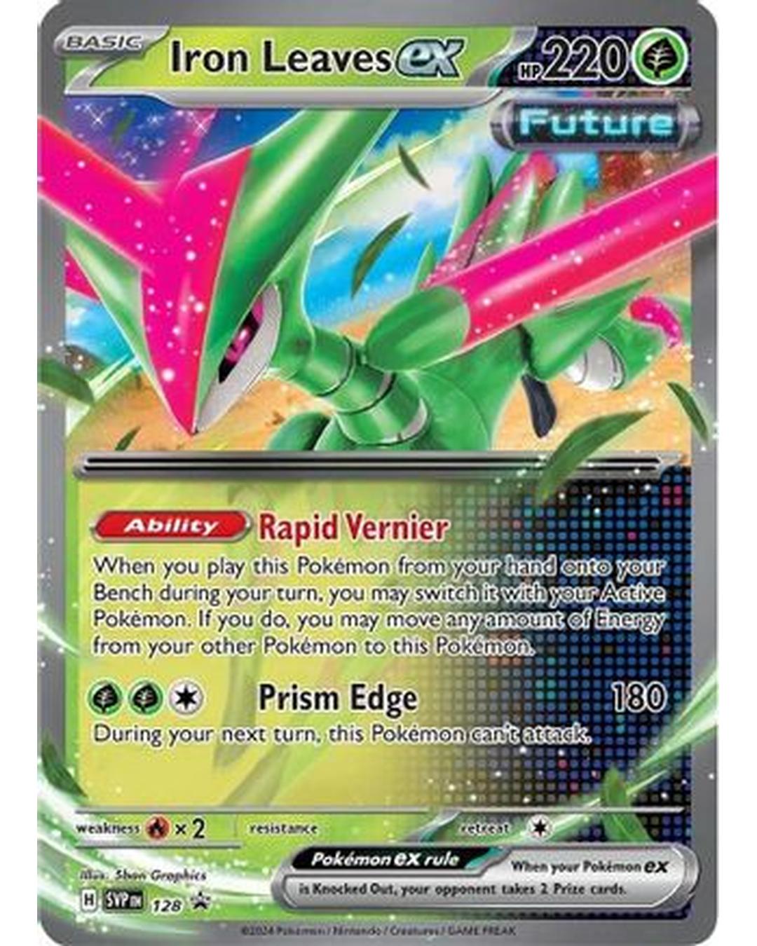 Iron Leaves ex 128  - Holofoil SV Scarlet & Violet Promo Cards - Promo