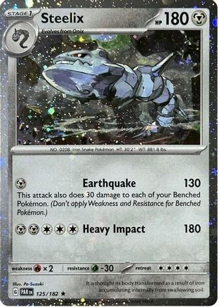 Steelix 125/182  - Holofoil Miscellaneous Cards & Products - Rare