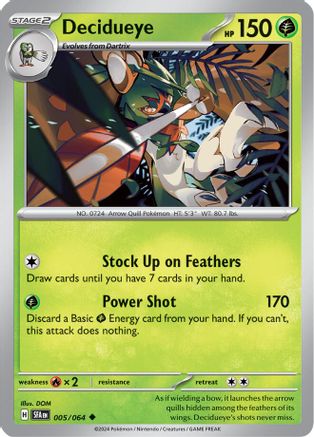 Decidueye 005/064  SV Shrouded Fable - Uncommon