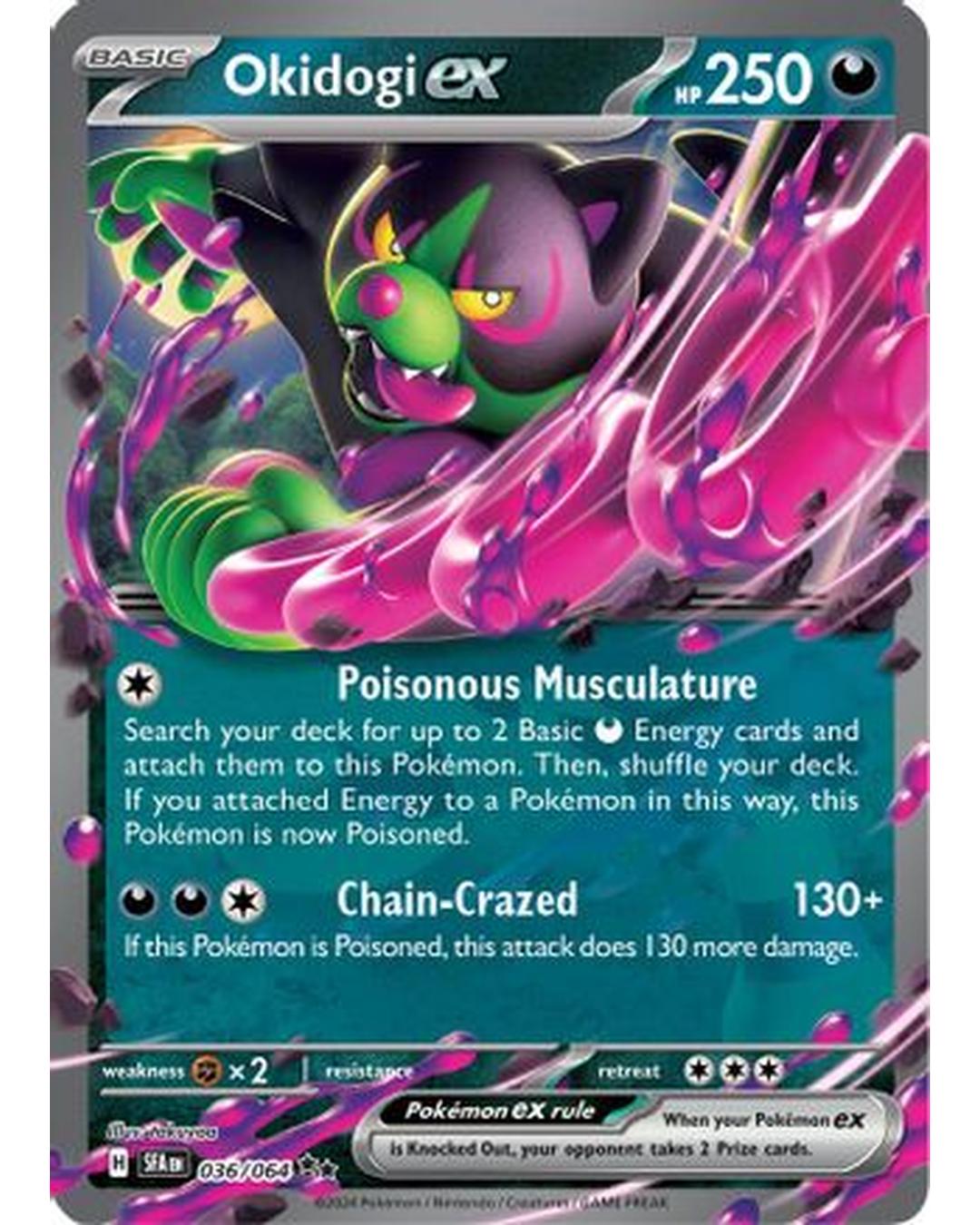 Okidogi ex 036/064  - Holofoil SV Shrouded Fable - Double Rare