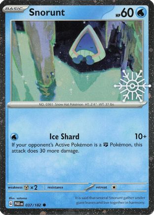 Snorunt 037/182  - Holofoil Miscellaneous Cards & Products - Common