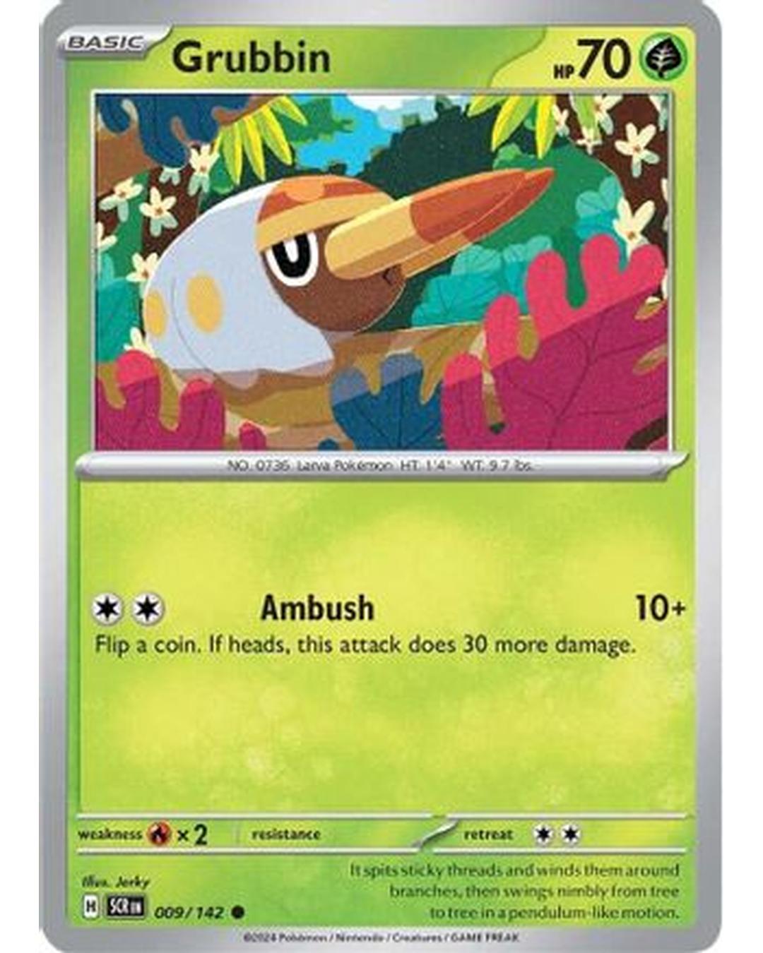 Grubbin 009/142  SV07 Stellar Crown - Common