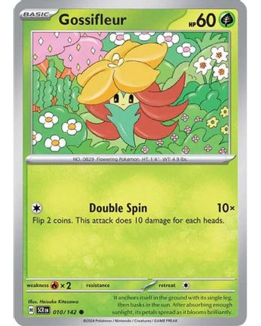 Gossifleur 010/142  - Reverse Holofoil SV07 Stellar Crown - Common