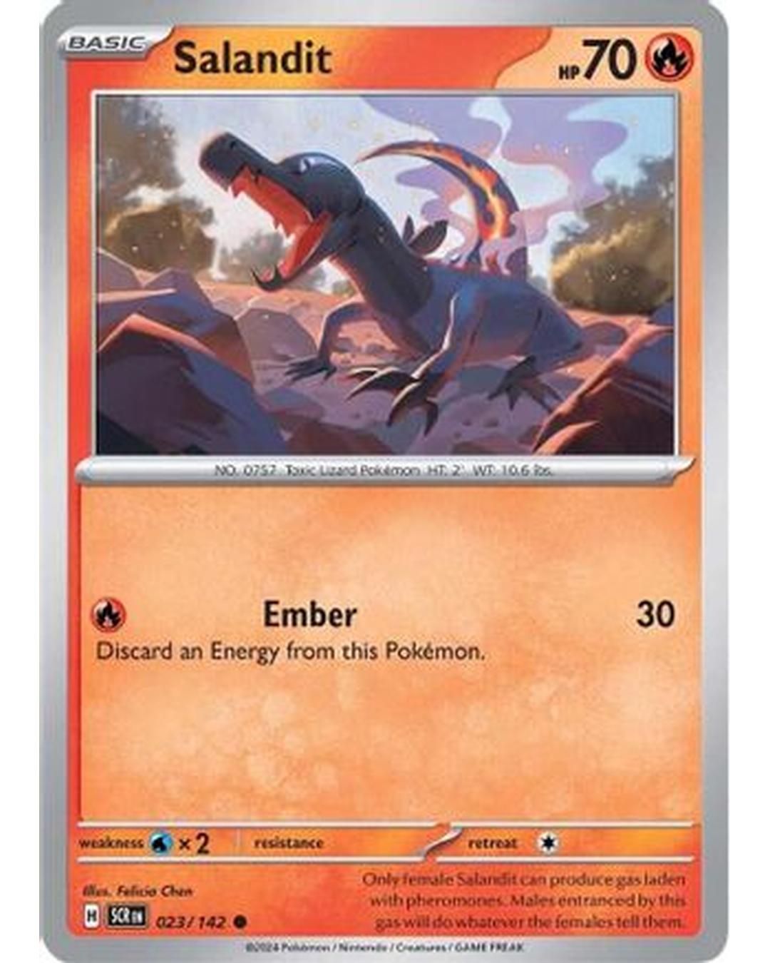 Salandit 023/142  SV07 Stellar Crown - Common