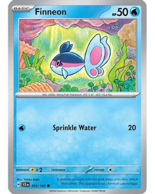 Finneon 035/142  - Reverse Holofoil SV07 Stellar Crown - Common