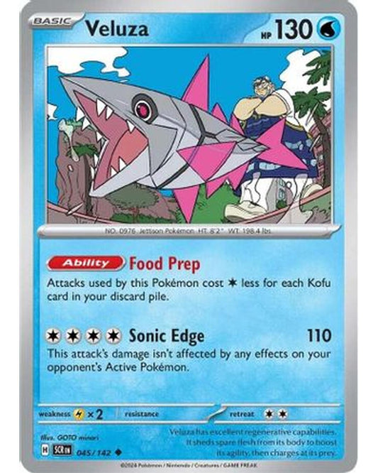 Veluza 045/142  SV07 Stellar Crown - Uncommon