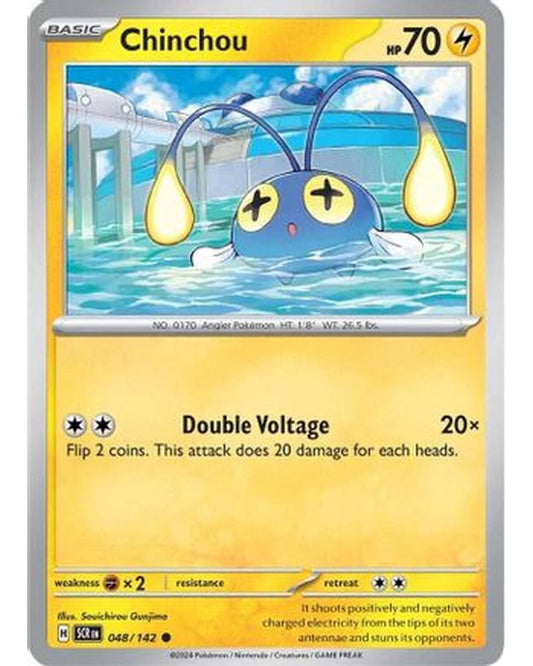 Chinchou 048/142  SV07 Stellar Crown - Common