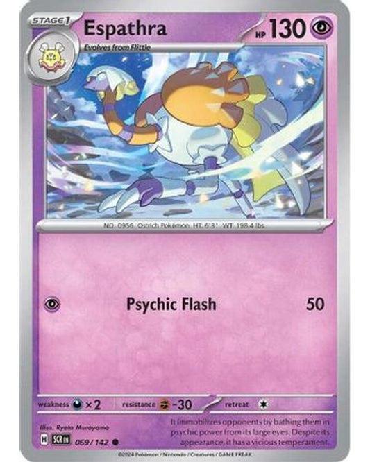 Espathra 069/142  - Reverse Holofoil SV07 Stellar Crown - Common