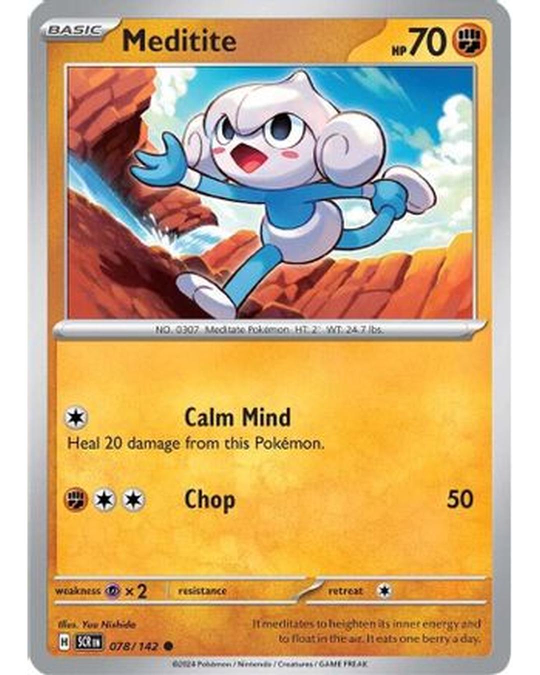 Meditite 078/142  SV07 Stellar Crown - Common