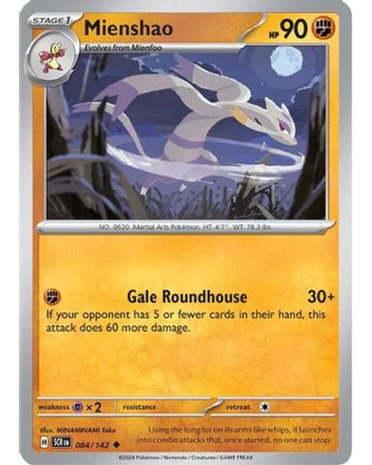 Mienshao 084/142  SV07 Stellar Crown - Uncommon