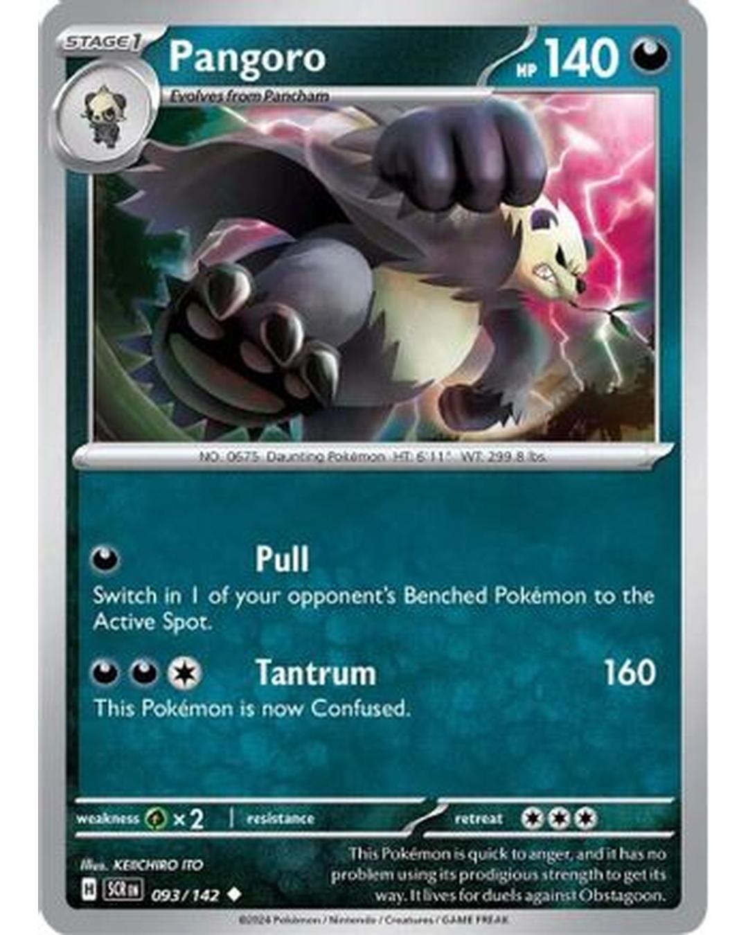Pangoro 093/142  SV07 Stellar Crown - Uncommon