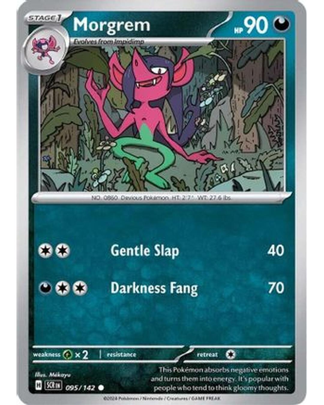 Morgrem 095/142  - Reverse Holofoil SV07 Stellar Crown - Common