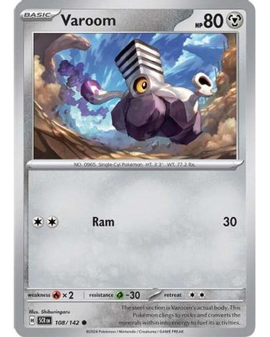 Varoom 108/142  - Reverse Holofoil SV07 Stellar Crown - Common