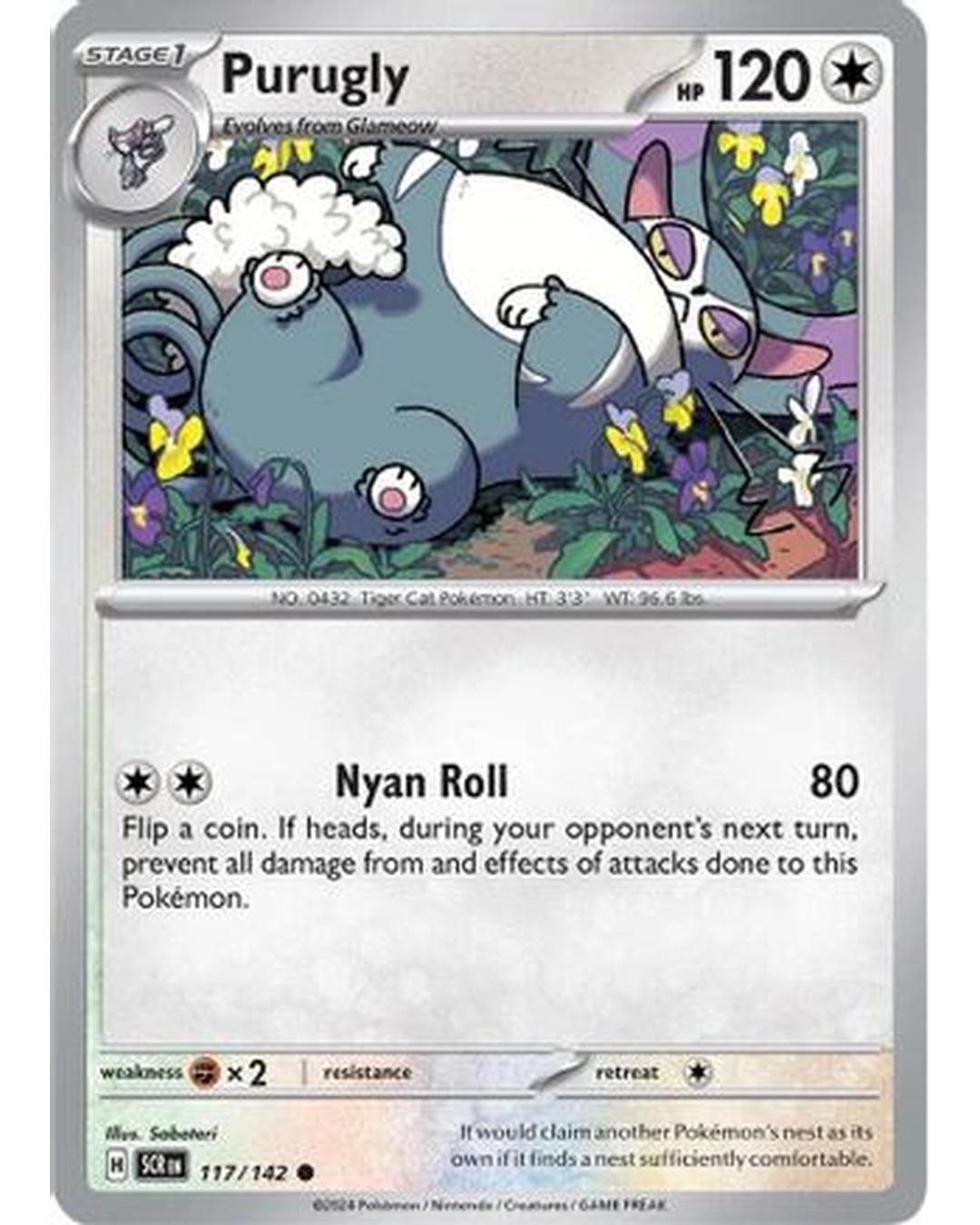 Purugly 117/142  SV07 Stellar Crown - Common