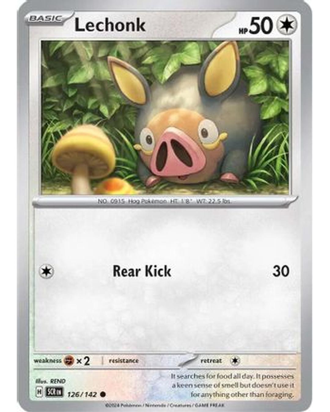 Lechonk 126/142  SV07 Stellar Crown - Common