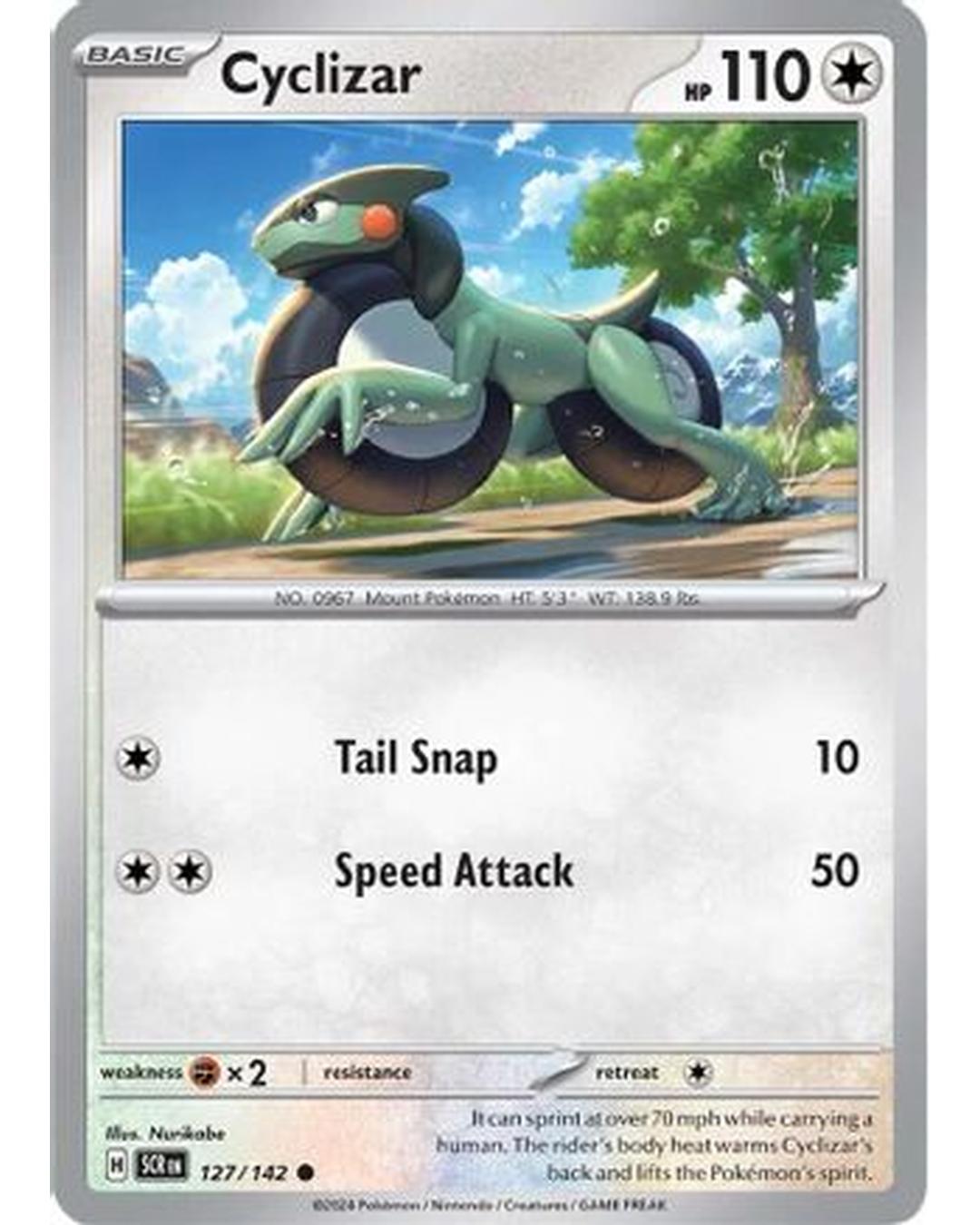 Cyclizar 127/142  - Reverse Holofoil SV07 Stellar Crown - Common