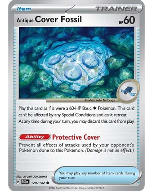 Antique Cover Fossil 129/142  SV07 Stellar Crown - Common