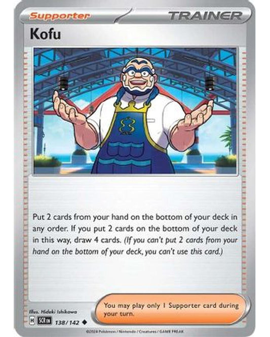 Kofu 138/142  - Reverse Holofoil SV07 Stellar Crown - Uncommon