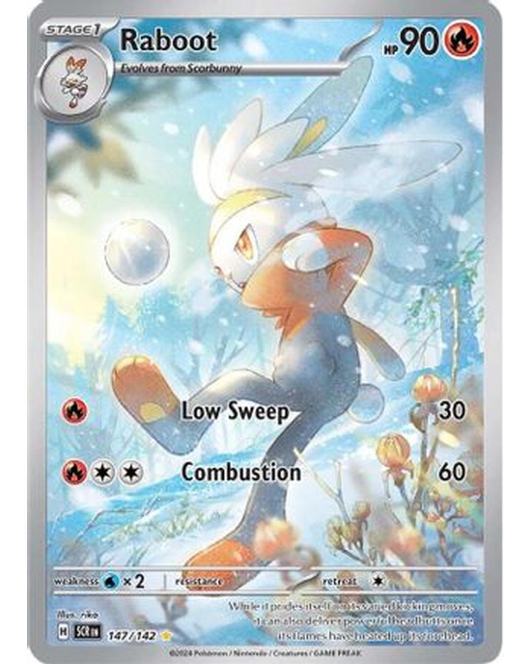 Raboot 147/142  - Holofoil SV07 Stellar Crown - Illustration Rare