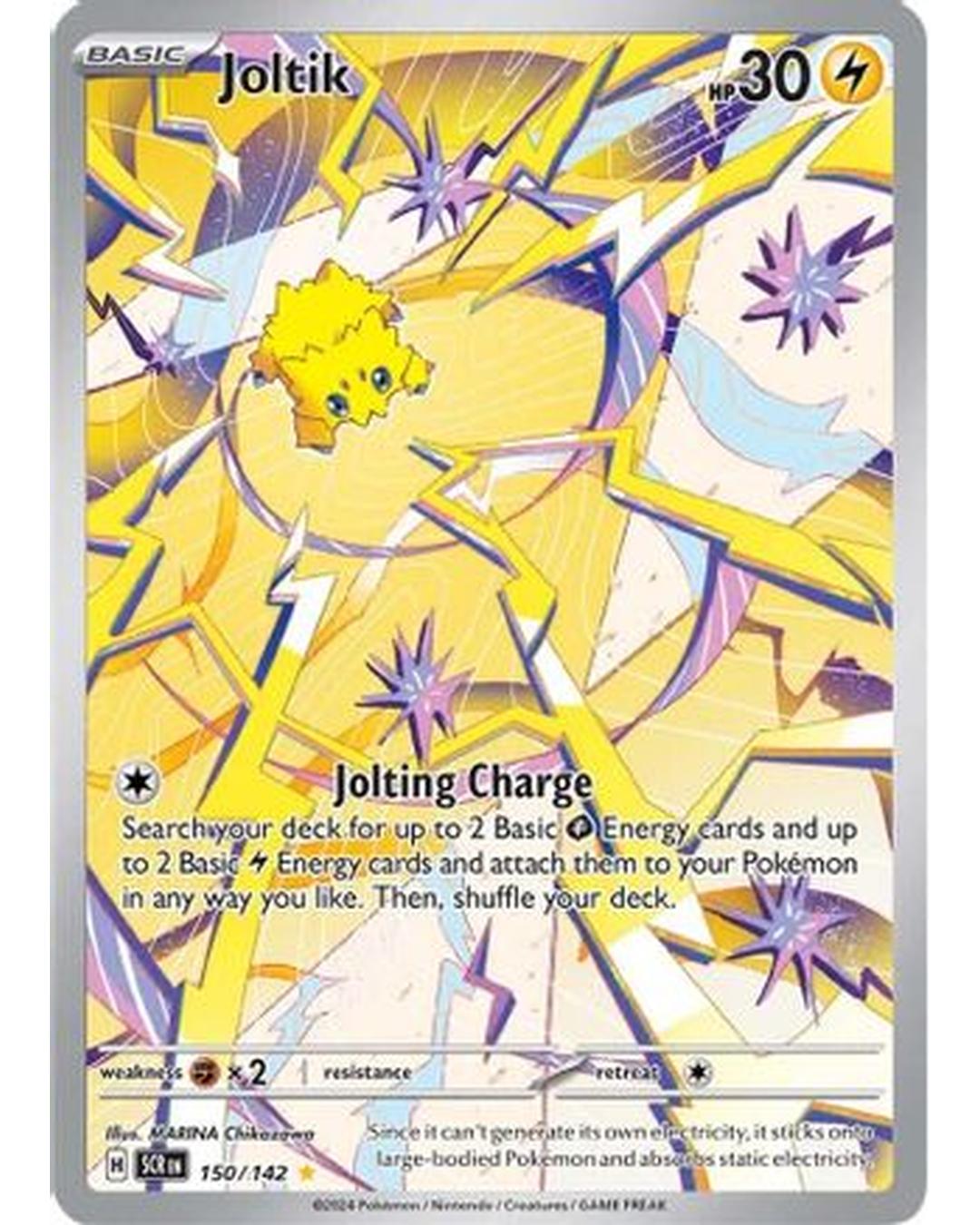 Joltik 150/142  - Holofoil SV07 Stellar Crown - Illustration Rare