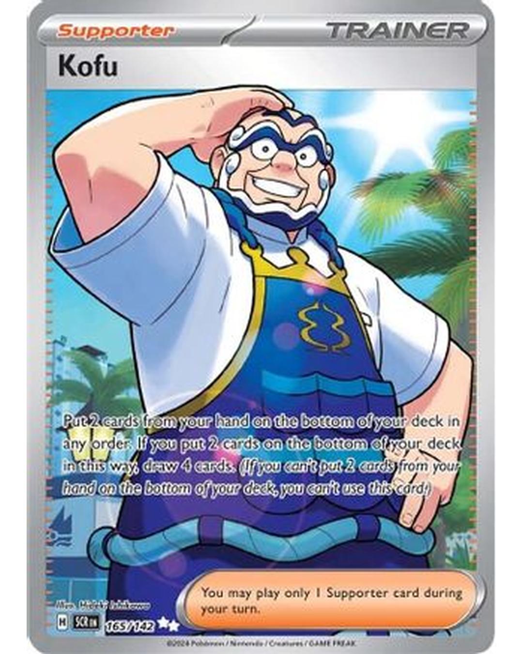 Kofu 165/142  - Holofoil SV07 Stellar Crown - Ultra Rare