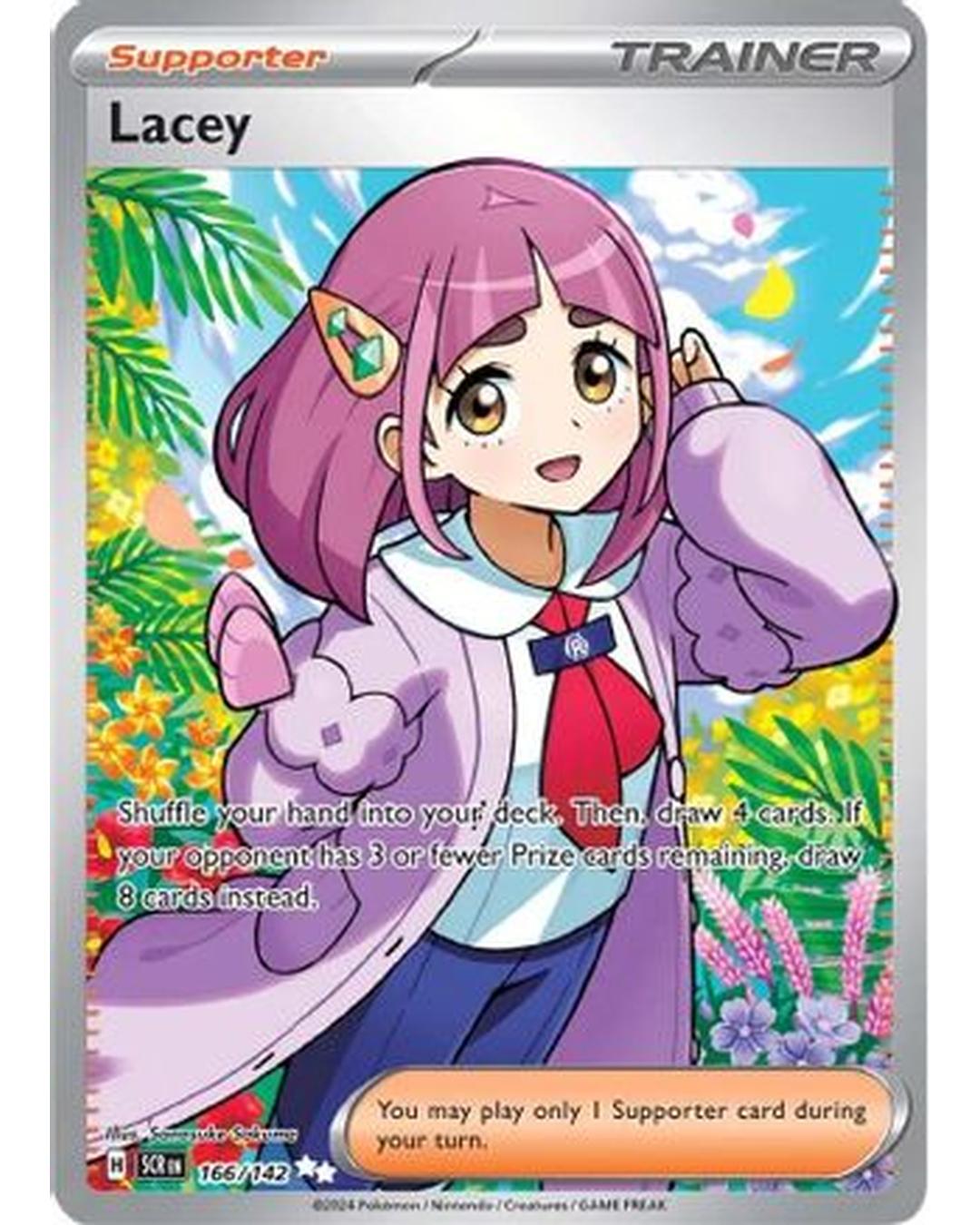 Lacey 166/142  - Holofoil SV07 Stellar Crown - Ultra Rare