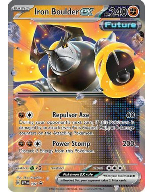 Iron Boulder ex 147  - Holofoil SV Scarlet & Violet Promo Cards - Promo