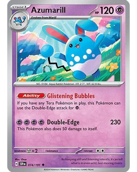 Azumarill 074/191  SV08 Surging Sparks - Uncommon