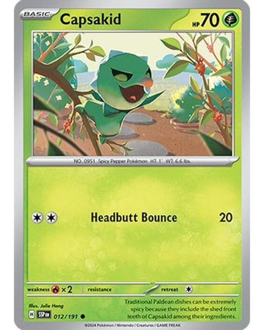 Capsakid 012/191  SV08 Surging Sparks - Common