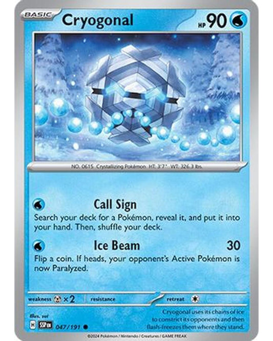 Cryogonal 047/191  SV08 Surging Sparks - Common