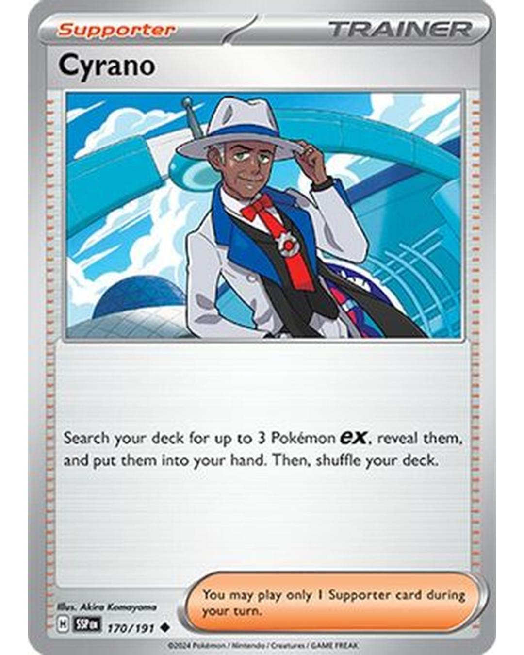 Cyrano 170/191  - Reverse Holofoil SV08 Surging Sparks - Uncommon