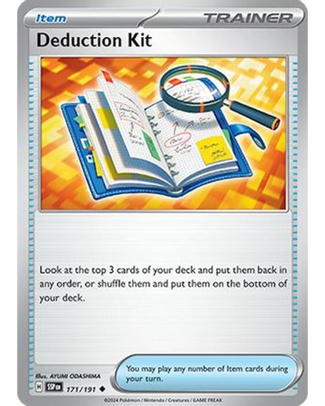Deduction Kit 171/191  SV08 Surging Sparks - Uncommon