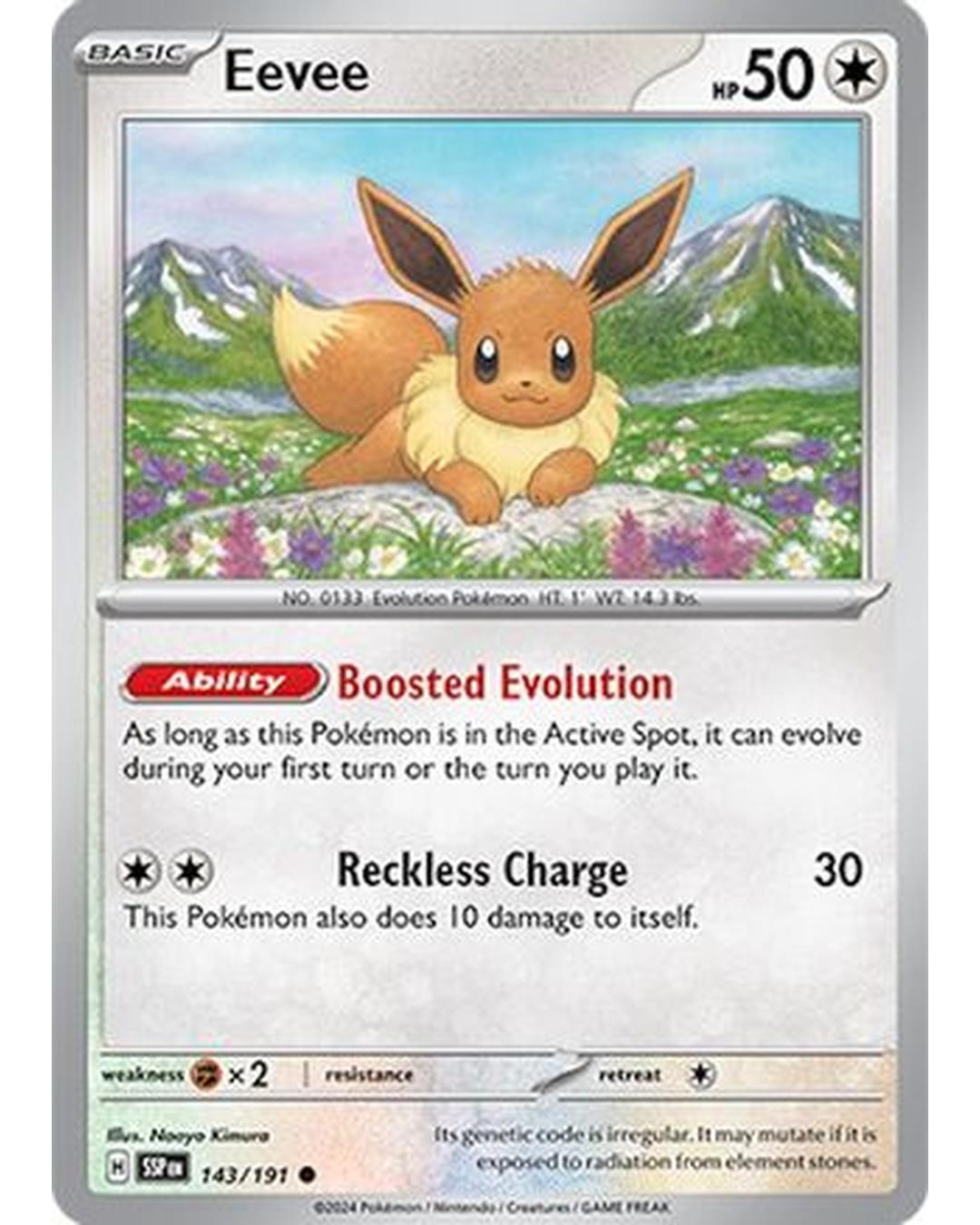 Eevee 143/191  SV08 Surging Sparks - Common